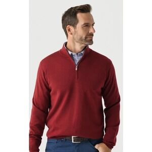 NWT Peter Millar Autumn Crest Quarter Zip Sweater CLSRD Men's XXL $225